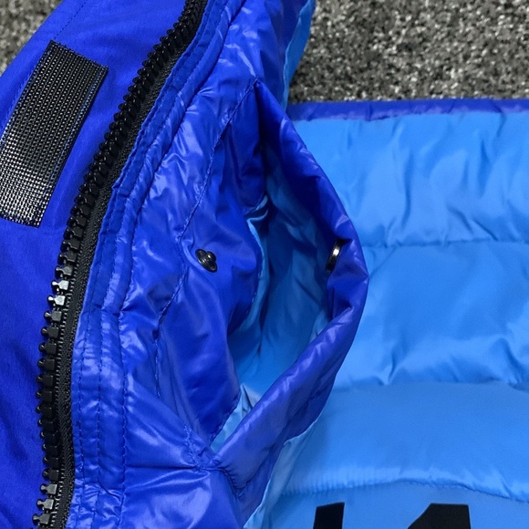 Hudson Blue Puffer Coat Sz M - Picture 11 of 15